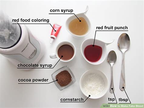 how to make fake blood stains on clothing